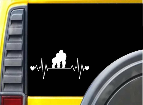 Harambe Lifeline K262 8 Inch gorilla sticker decal