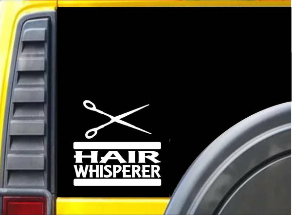 Hair Whisperer K678 6 inch wide Sticker stylist decal