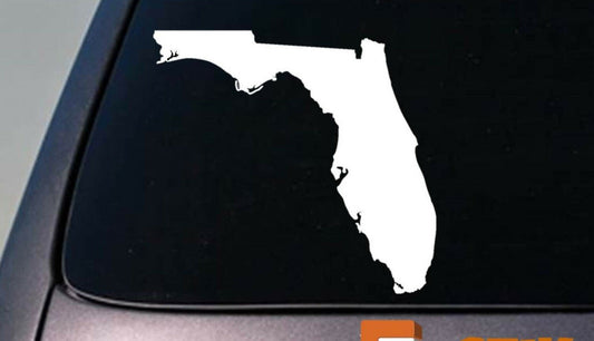 Florida State Vinyl Decal – 6 Inch