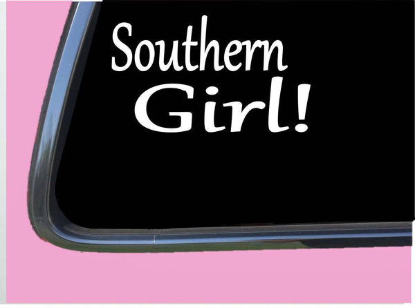 Southern Girl TP180 vinyl 8" Decal Sticker southern girl sweet tea christian