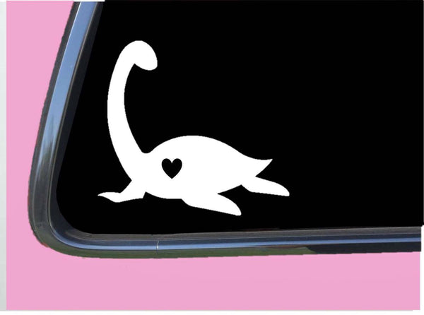 Loch Ness Monster Lil Heart Decal TP165 6" Vinyl Nessie stickers