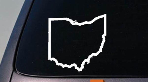 OHIO state 6" sticker decal truck window college football basketball