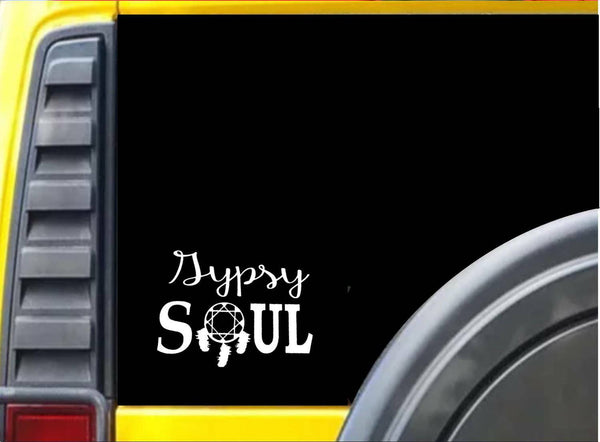 Gypsy Soul *J738* 8 inch Sticker decal hippie bohemian sticker