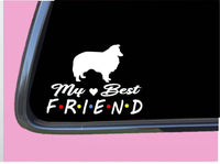 Sheltie Sticker TP 817 Best Friend 6" Decal Shetland sheepdog