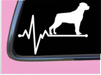 Rottweiler Lifeline TP 234 vinyl 8" Decal Sticker schutzhund rottie