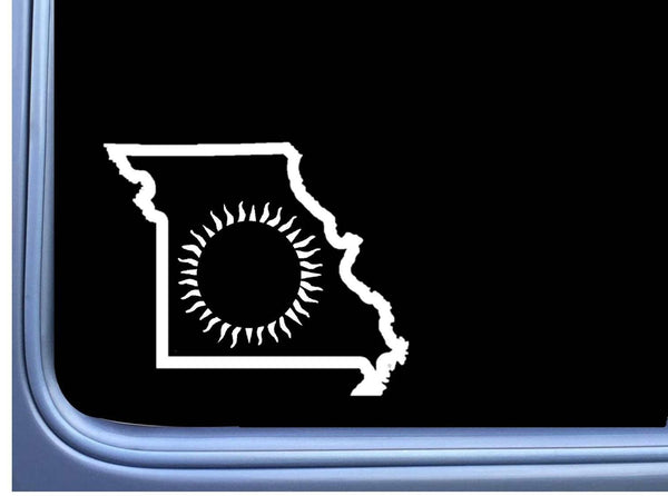 Missouri Eclipse Path of Totality L415 8" decal sticker solar