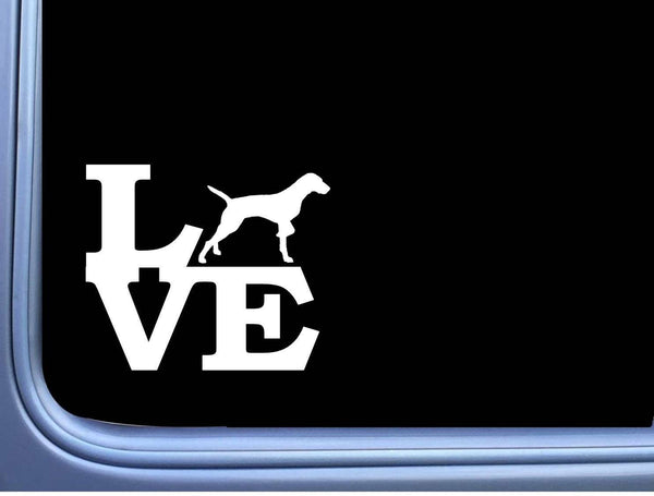 Vizsla Love M322 6 inch Sticker Decal dog pointer bird hunting