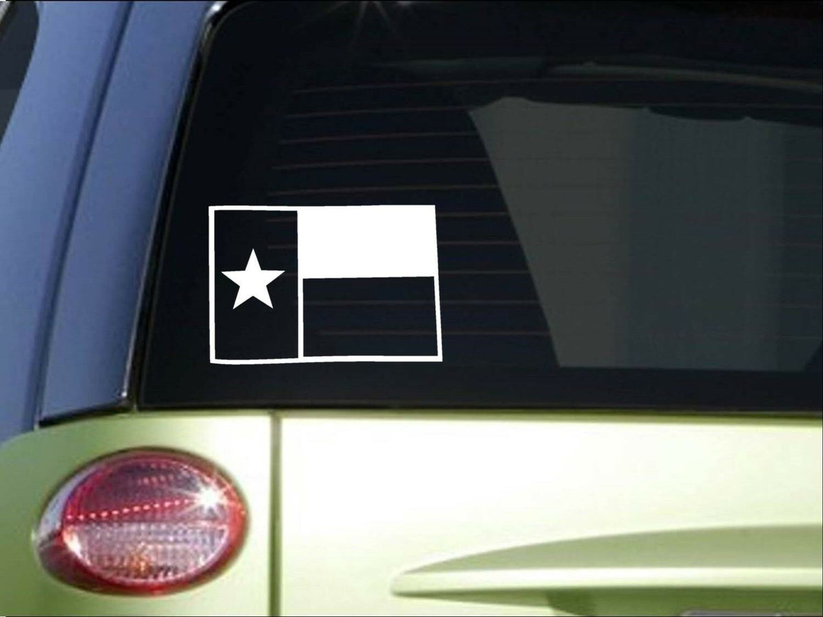 Texas Flag Vinyl Decal – 8 Inch