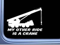 Crane My Other Ride L989 8 inch sticker decal operator construction