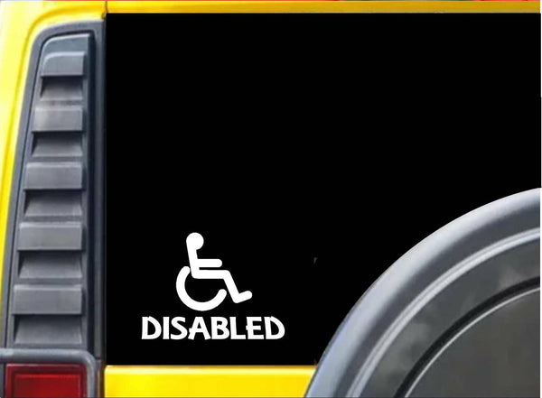 Disabled K245 6 Inch sticker wheelchair decal