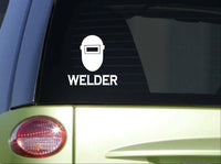 Welder Sticker *I819* 6" Vinyl welding mask decal