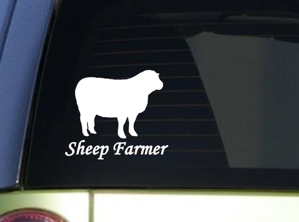 Sheep Farmer Sitcker *I918* 6 inch decal