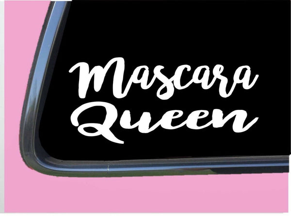 Mascara Queen TP 281 Sticker 8" Decal artist lipstick makeup cosmetologist