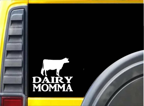 Dairy Momma Sticker k575 6 inch cow cattle decal