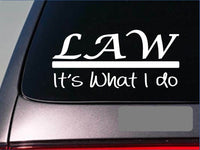 Law sticker decal *E320* lawyer law school court judge jury trial witness stand