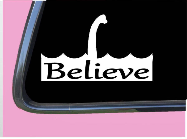 Loch Ness Monster Believe Decal TP166 6" Vinyl Nessie stickers