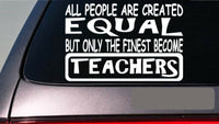 Teachers all people equal 6" sticker *E591* teach desk student notebook planner