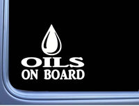 Oil on Board Sticker L465 6 inch case dropper diffuser essential decal