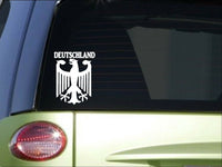 Deutshland Golden Eagle *I099* 8" Sticker decal german coat of arms