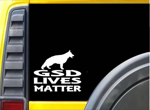 German Shepherd Lives Matter Sticker k186 6 inch schutzhund decal