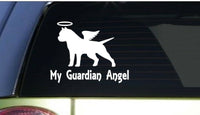 My Guardian Angel pitbull *I162* 6" Sticker decal pit bull american bully