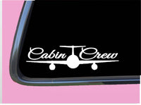 Cabin Crew Decal Sticker 8" TP 786 Pilot flight attendant