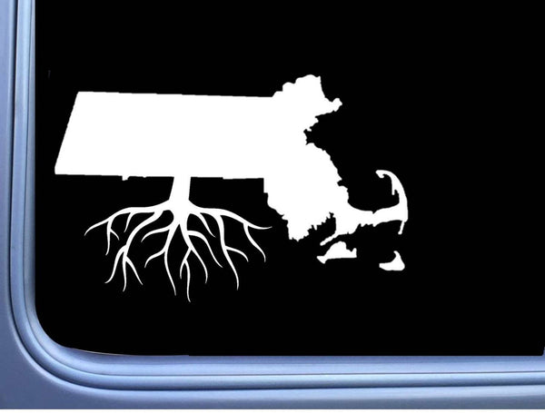 Massachusetts Roots M267 6 inch Sticker state Decal