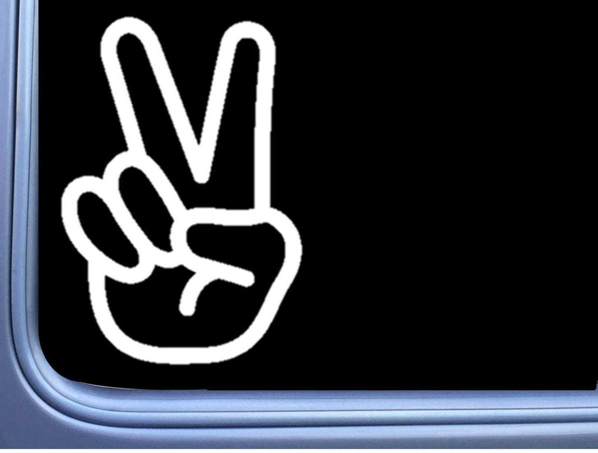 Peace Sign Vinyl Decal – 6 Inch