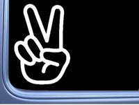 Peace Sign sticker M296 Decal 6" hand sign