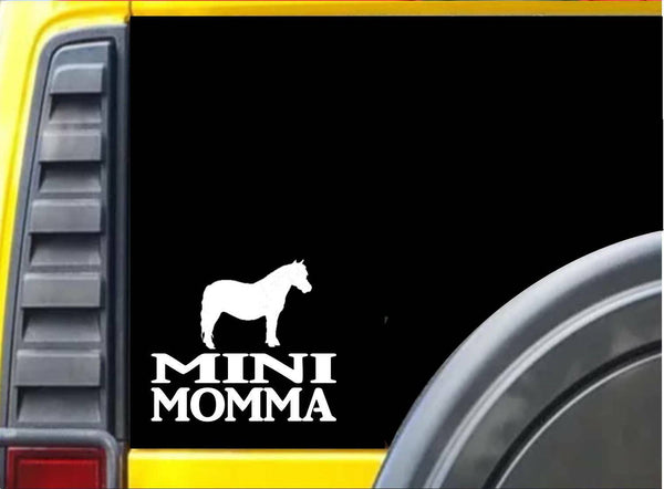 Mini Horse Momma Sticker k578 6 inch miniature horse decal