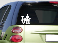 Yoga love 6" sticker decal *f444* hot yoga mat yoga blocks yoga pose yoga pants