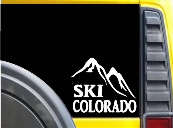 Ski Colorado K646 6 inch Sticker Mountain decal