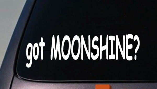 Got Moonshine Decal Sticker 6"