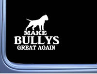 American Bully Maga cropped L706 Dog Sticker 7" decal