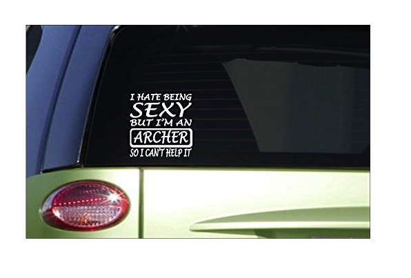 Sexy Archer 6" sticker *G009* decal bowhunting deer stand buck grunt camo doe