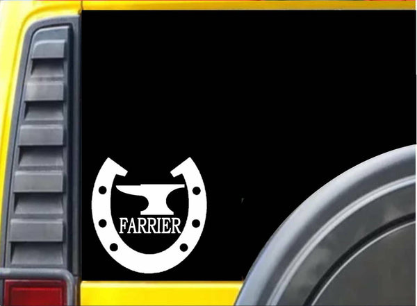 Farrier Horse Shoe K491 6 inch Sticker horse decal