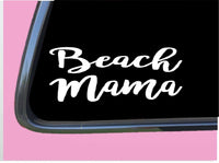 Beach Mama TP 299 Sticker 8" Decal sand girl tanning oil lotion bikini