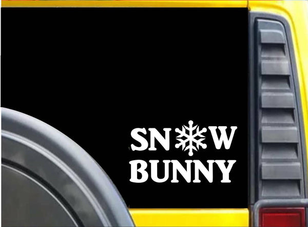 Snow Bunny K645 8 inch Sticker mask decal