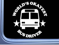 School Bus Driver Sticker Okayest OS 236 6" Decal schoolbus