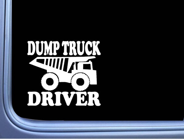 Dump Truck Driver sticker OS 212 vinyl 6" Decal dumptruck