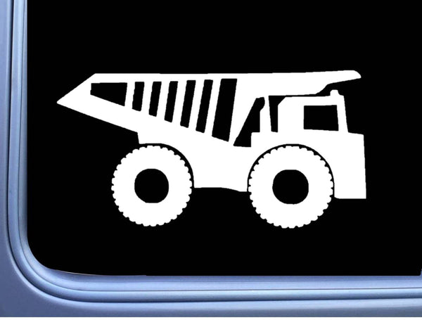 Dump Truck sticker OS 206 vinyl 8" Decal dumptruck