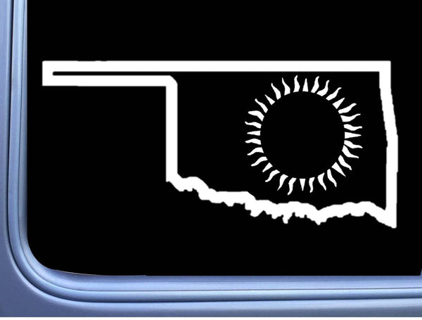 Eclipse Sticker Oklahoma Decal OS 094 6" decal total eclipse decal