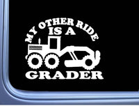 Road Grader Other Ride sticker OS 216 vinyl 6" Decal Motor