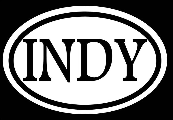INDY STICKER DECAL INDIANAPOLIS NASCAR RACE PACERS INDIANA BASKETBALL CITY LOVE