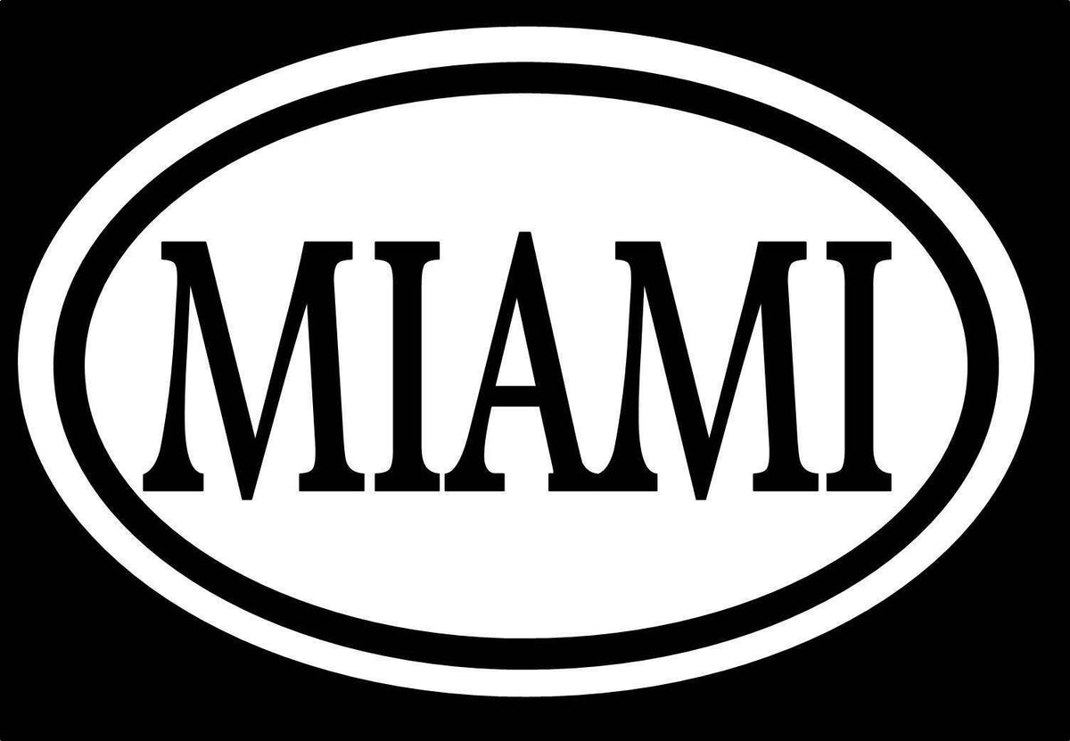 Miami Vinyl Decal