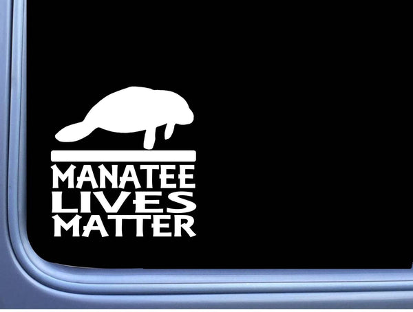 Manatee Lives Matter L372 6 inch Decal Sticker