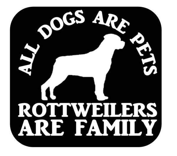 Rottweiler Sticker Rottie Family OS 135 6" Dog Decal