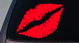 EZ-STIK Lips 6" Decal Sticker Car Window Decals Kiss Vampire C719