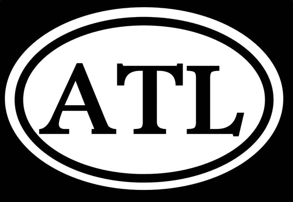 ATL STICKER ATLANTA RAP DIRTY SOUTH JDM SOUTHERN GEORGIA USA BULLDOG FALCONS