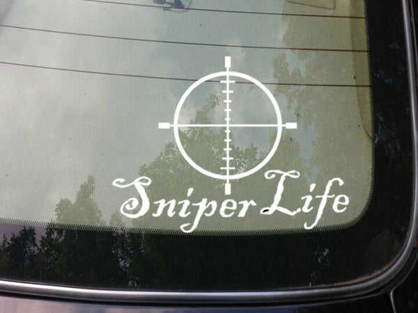 Sniper life sticker marine army decal stealth military soldier war combat sniper